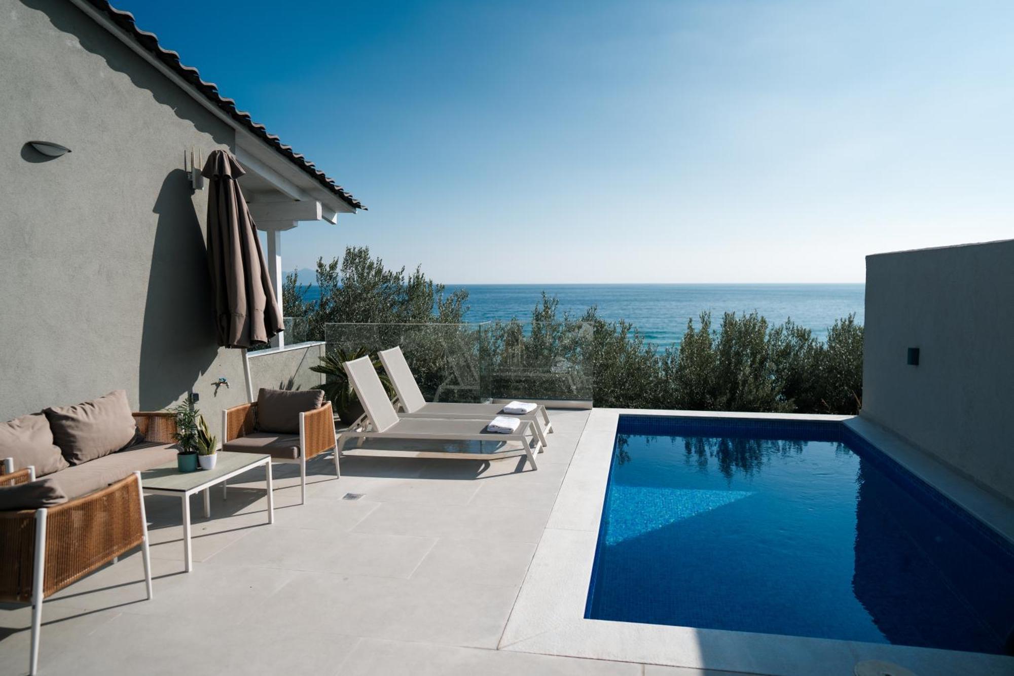 Aegean View Villa Loutra Elevtheron Exteriör bild