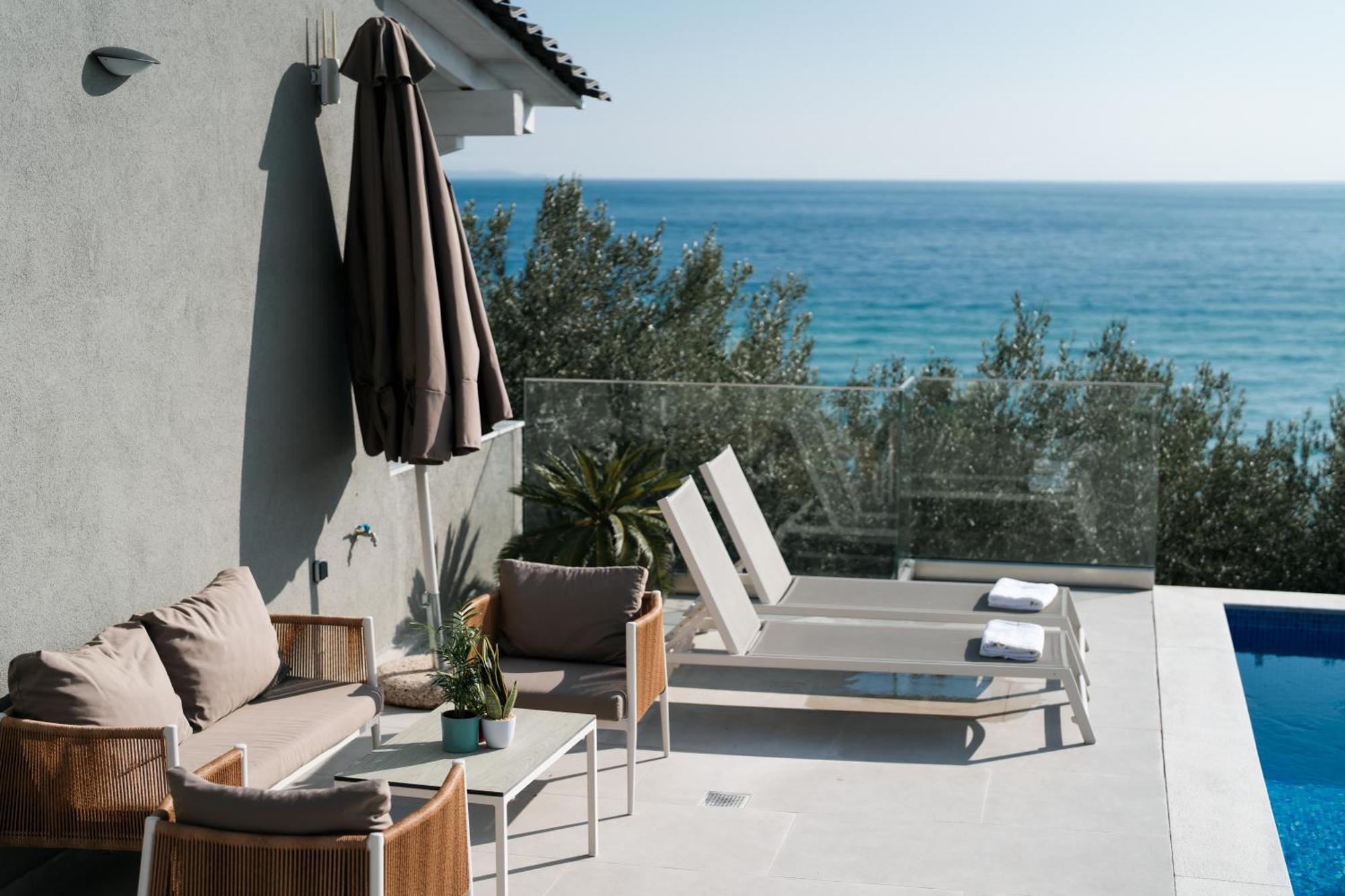 Aegean View Villa Loutra Elevtheron Exteriör bild