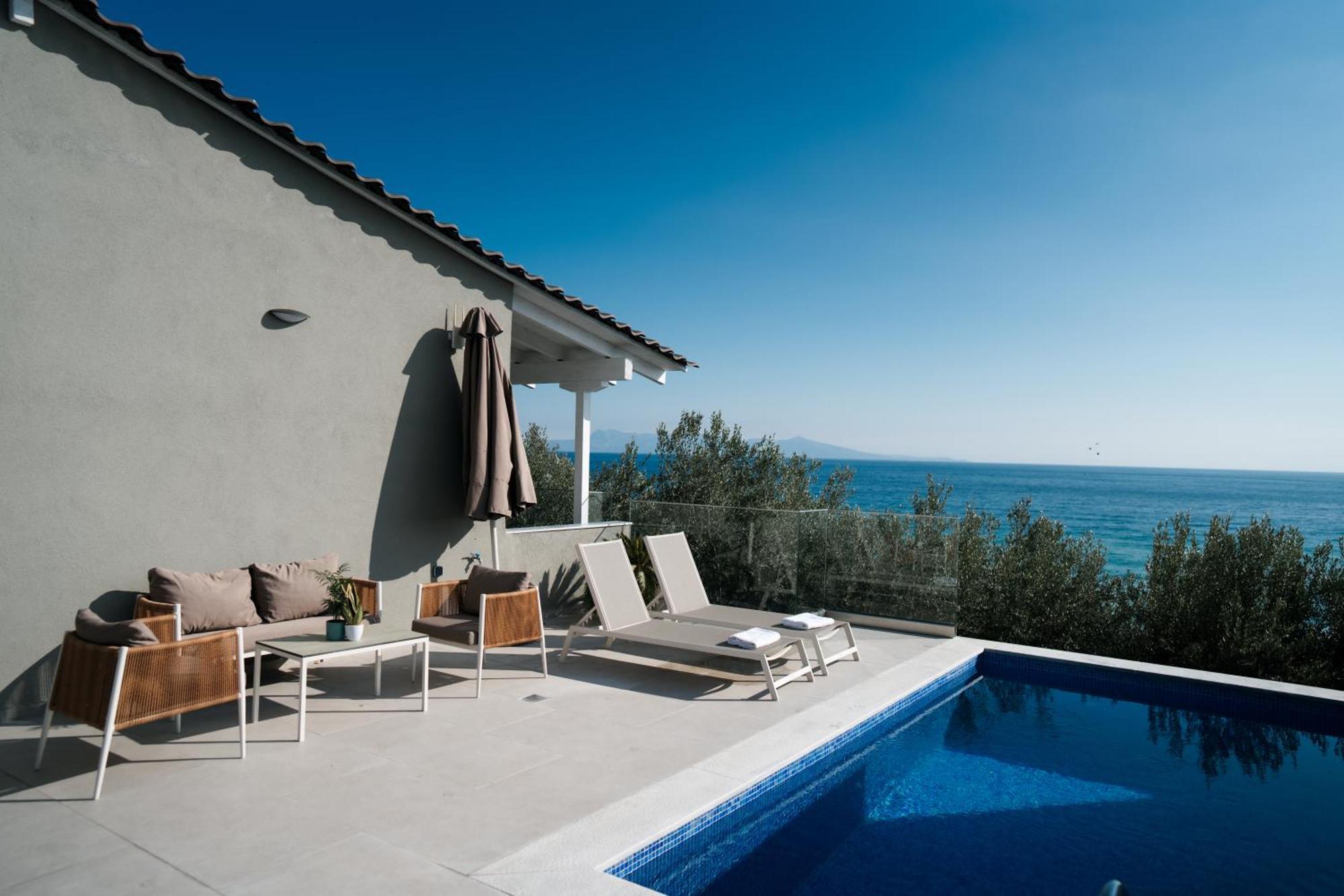 Aegean View Villa Loutra Elevtheron Exteriör bild