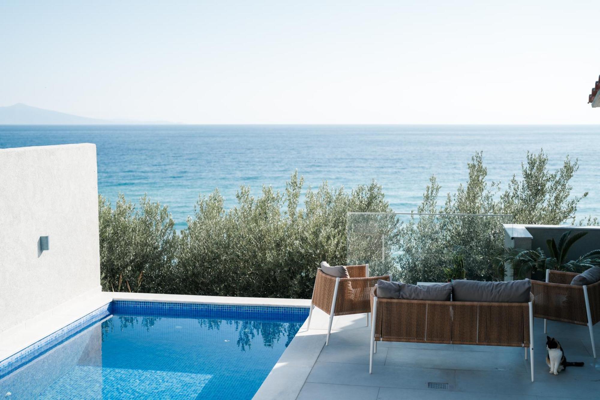 Aegean View Villa Loutra Elevtheron Exteriör bild