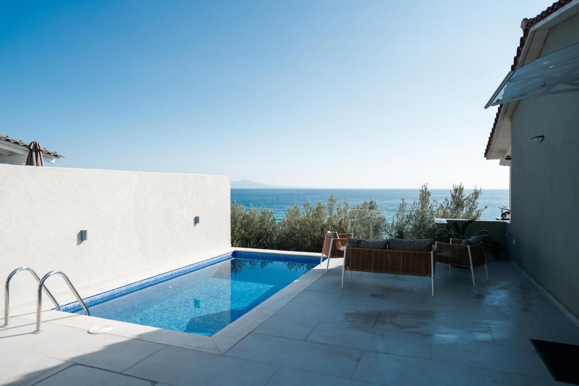 Aegean View Villa Loutra Elevtheron Exteriör bild